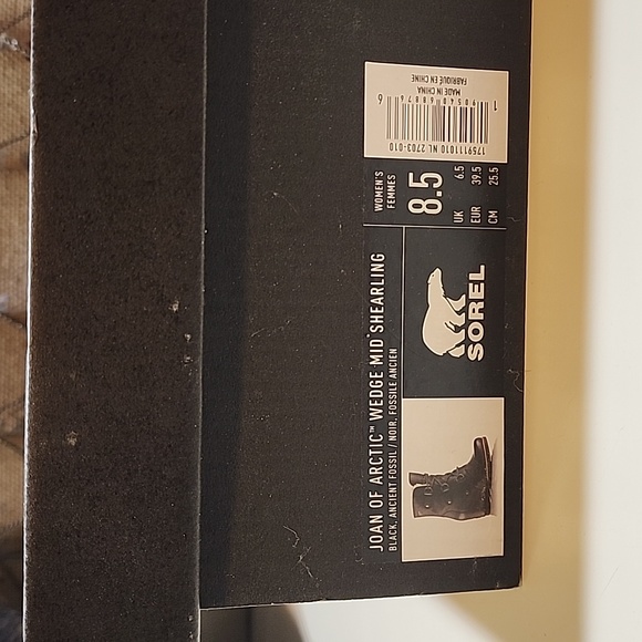 Sorel Joan of Arctic Wedge Mid Shearling Women's Size 8.5 - Picture 9 of 9